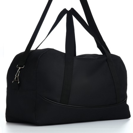 Sports bag, textura, average size, black color/lemon-6