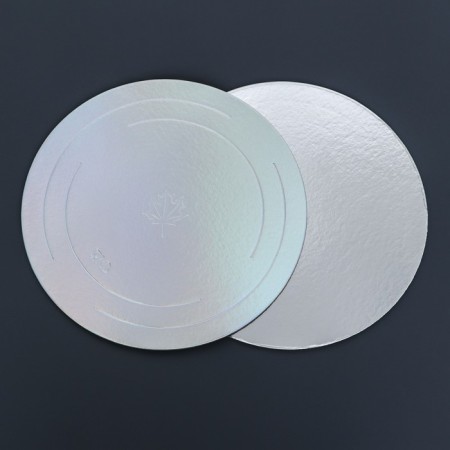 The substrate is reinforced, 26 cm, silver-pearl, 3.2 mm-4