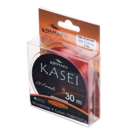 Namazu Kasei fishing line, diameter 0.16 mm, test 2.16 kg, 30 m, red-1