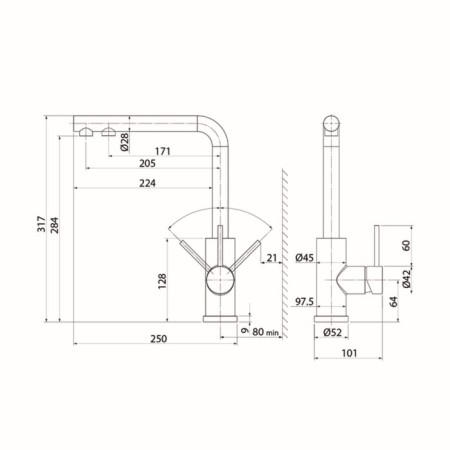 IDDIS RULSBLFI05 kitchen mixer, with filter, chrome-7