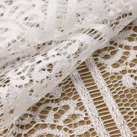 Lace cilia, 105 mm × 9 ± 0.5 m, in bobin 3 pcs 3 m, white color-1