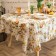 The tablecloth "Flower day" is 145x180 cm, 100% p/e