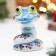 Souvenir "Snake Smile Blue", 7 cm, porcelain