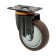 Furniture wheel Cappio d = 100, on the site, rotary, TPR coating