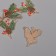Decor for creativity metal, enamel "Pine branch" 3.2x2.6 cm