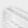 Egg container, 30 cells, 25 × 10 × 19.5 cm, white color