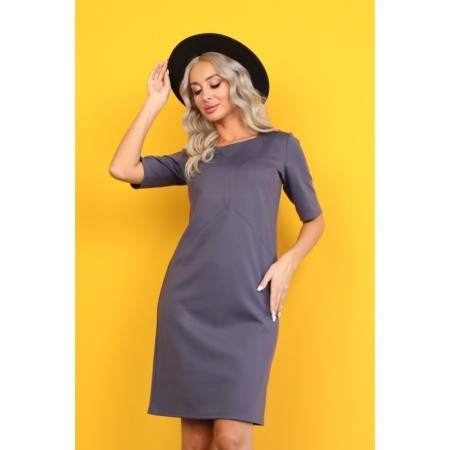 Folloer dress, size 46, gray color-7