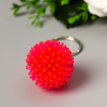 Rubber key "hedgehog" mix 2x2x2 cm-1