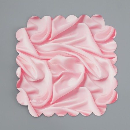 Cookie box, confectionery packaging with PVC lid, “silk love”, 21 x 21 x 3 cm-4