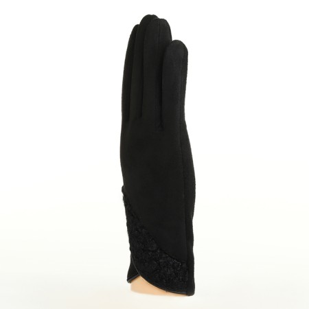 Gloves are female, dimensionless, without insulation, black color-1