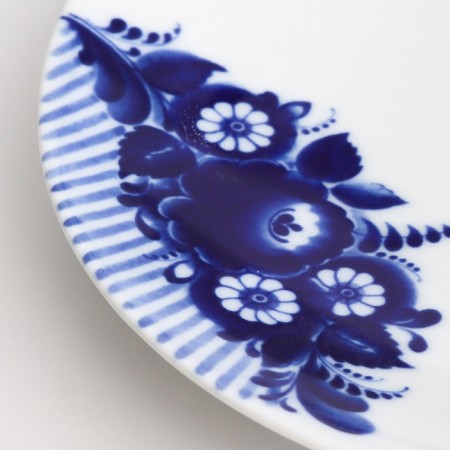 Plate "Romance Bouquet", D-200mm, Neo Gzhel-2