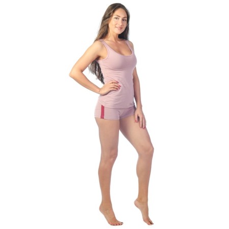 Women's shorts, size 44, pink color-1