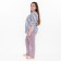 Women's pants homemade, lilac color, size 62