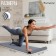 Fitness and yoga mat, 183x61x0.6 cm, gray/black color