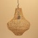 Lamp ceiling from Rotan "Willie" 1x120W, E27, 40x40x50 cm