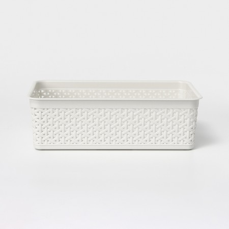 Universal basket Wenge, 2.25 liters, 25.7 × 15.8 × 8 cm, color light gray-2
