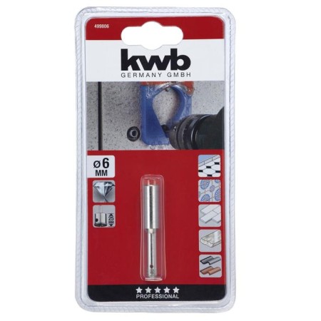 KWB drill diamond, 10x53 mm, drilling depth 25 mm-1