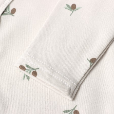 Body with DL. Sleeve Kroshka I am Olives, p. 62-68, milk-2