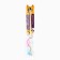 Toy tearing for cats with pen and pompom "Kit", blue