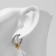 Piercing in the ear "Ring" star, d = 12 mm, silver-golden color