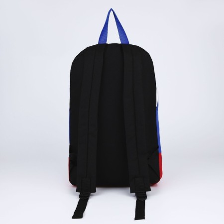 School textile “Russia”, 46x30x10 cm, vertical pocket, red, blue, white-3