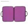 Folder for drawings and drawings A3, 470 x 350 x 20 mm, with handles, textile, calligrata standard, purple, density 600d