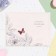 Postcard "On Birthday!" butterfly, congregre, embossing, 12 x 18 cm
