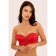 Women's bras of Villama, size 75d, red color