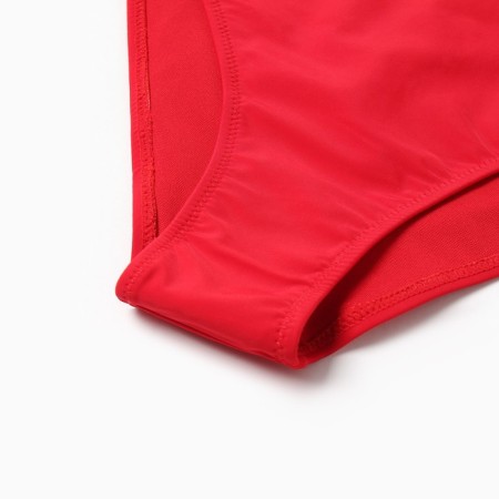Swimsuit Asselled female minku color red, size 46-6