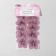 Knitted elements "Two -color flowers", 3.5 × 3.7 cm, 10 pcs, pink color