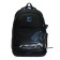 Youth backpack, 40 x 28 x 18 cm, ergonomic back, Stavia "machine", black