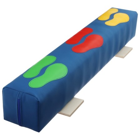 Soft gymnastic log “traces”, 1 m, mix color-5