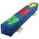 Soft gymnastic log “traces”, 1 m, mix color