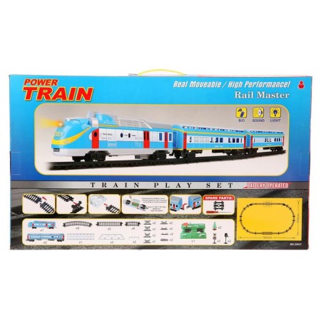 Railway "Small Train", works from batteries, light and sound effects-2