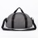 Sports bag with lightning, external pocket, gray color
