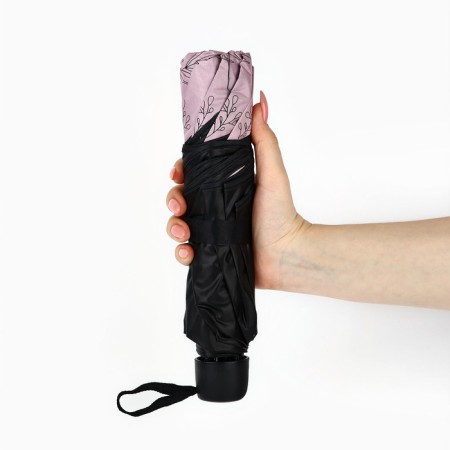 Mechanical umbrella with a curly edge of the "branches"-5