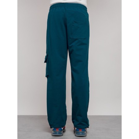 Sports male pants, size 50, blue color-7