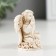 Souvenir Polystone "Angelka sits on flowers" MIX 3x4x4.5 cm
