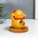 Ceramics pendulum "Maneki-Neko with a sweat and a pumpkin" from solar batteries 10x10x12 cm