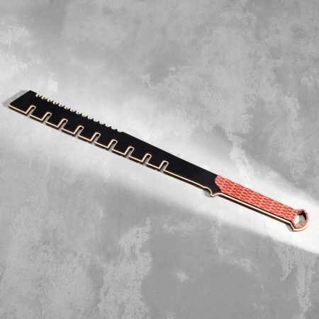 Wooden souvenir "Tesac dexterity", length 54 cm, red-1