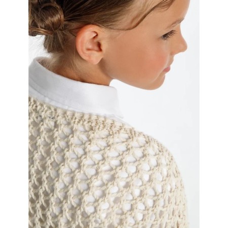 Свитер для девочки Amarobaby Knit Trend, рост 152 см, цвет молочный-3