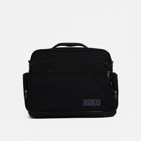 Male bag, luris, black color-1