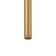 Suspension lamp "Alamamo" LED 5W 4000k gold 2.5x2.5x60-160cm