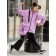 Jacket for girls, height 170 cm, lilac color