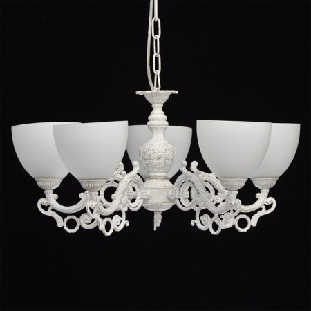 Ariadne chandelier, 5x60W E27, white-4
