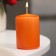 Candle - Aromatic "Juicy Mango" cylinder, 4x6 cm