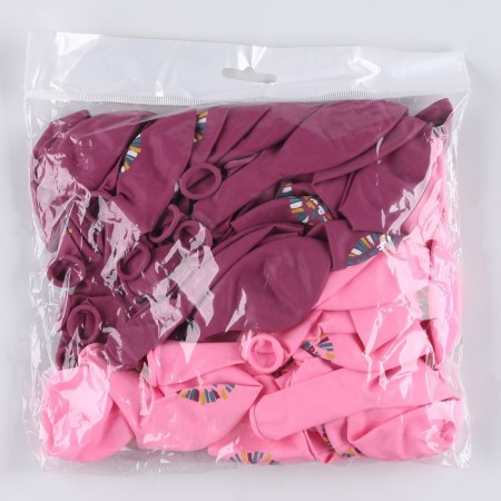 Shar Latex 12 "" Happy Birthday. Pink Bright ", 50 pcs.-1