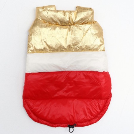 Jacket for dogs with weighting size 12 (DS 28, OG 38, Osh 27), gold-red-6