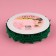 New Year! Decorative curly tape "Snowflakes", 25 mm, 9 ± 0.5 m, green color