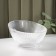 Glass salad "Orion", 600 ml, d = 17 cm, pearl color